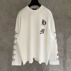 Chrome Hearts Printed Long-Sleeved White Jersey